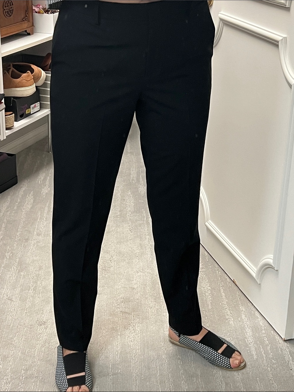 DKNY Black Womens Dress Trousers size 10